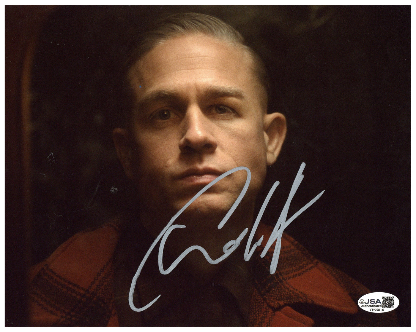Charlie Hunnam Signed 8x10 Photo Monster Ed Gein Story Autographed JSA COA 2