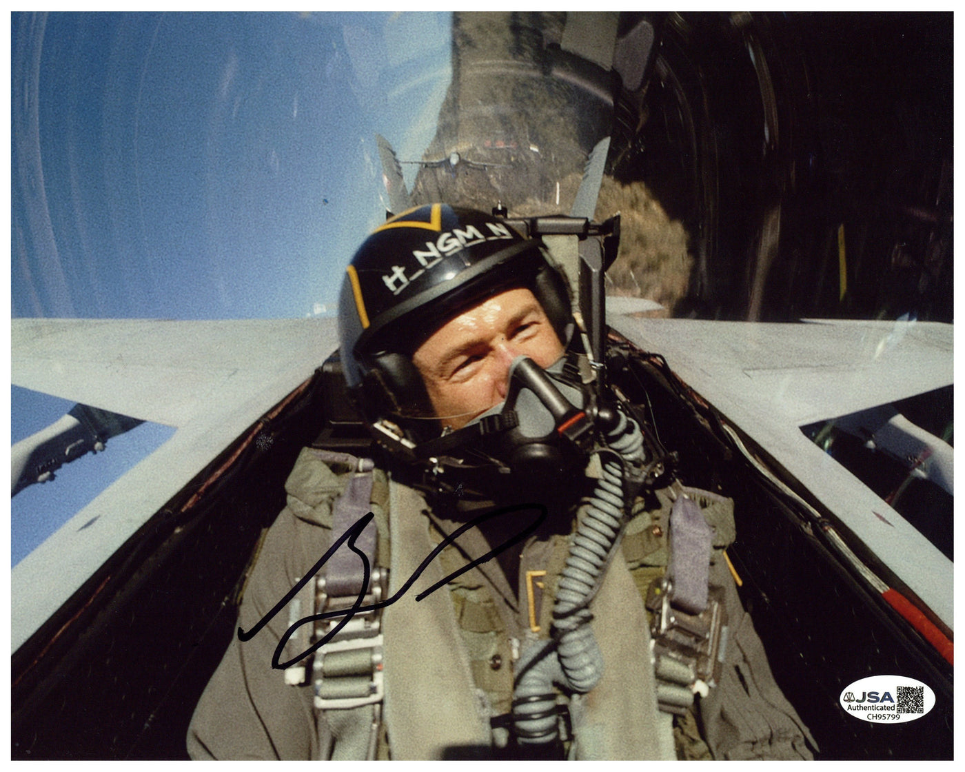 Glen Powell Signed 8x10 Photo Top Gun Hangman Autographed JSA COA #5