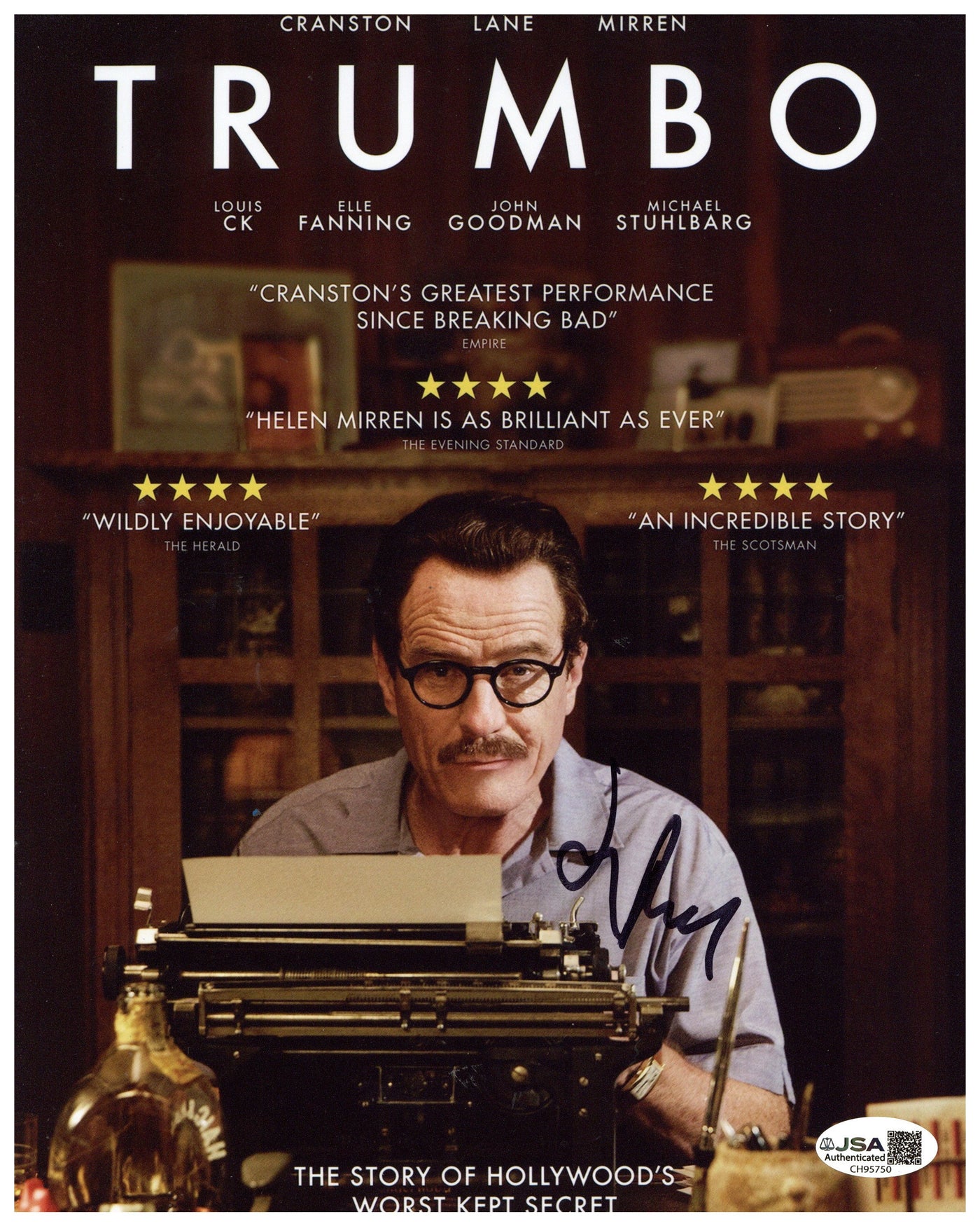 Jay Roach Signed 8x10 Photo Trumbo Director Autographed JSA COA