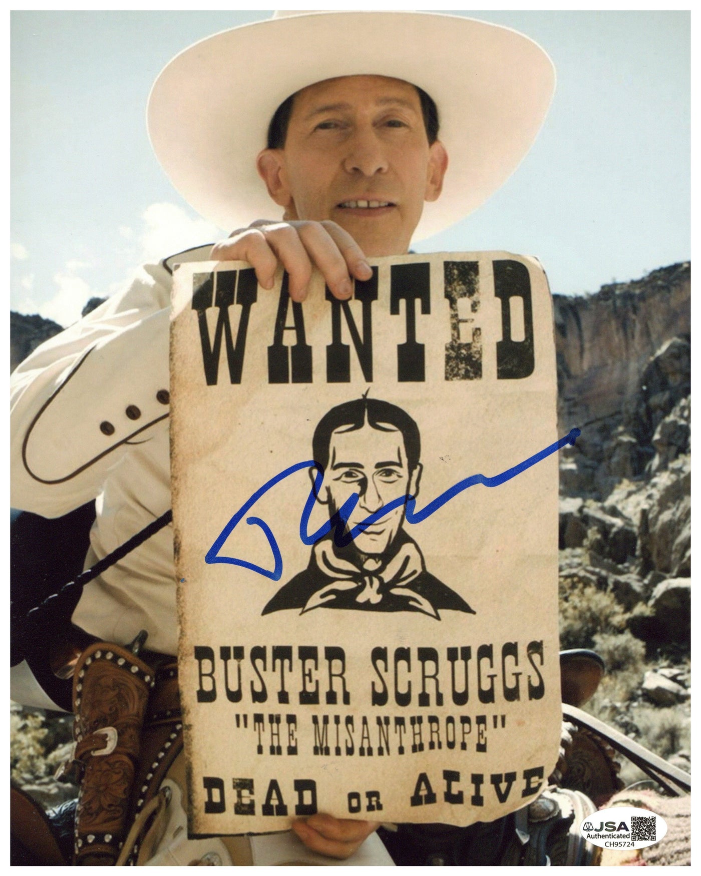 Tim Blake Nelson Signed 8x10 Photo The Ballad of Buster Scruggs Autographed JSA COA
