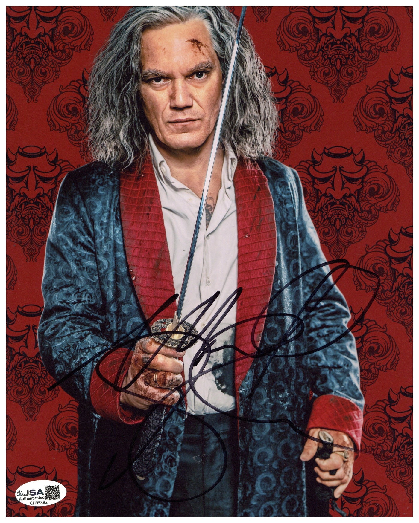 Michael Shannon Signed 8x10 Photo Bullet Train Autographed JSA COA