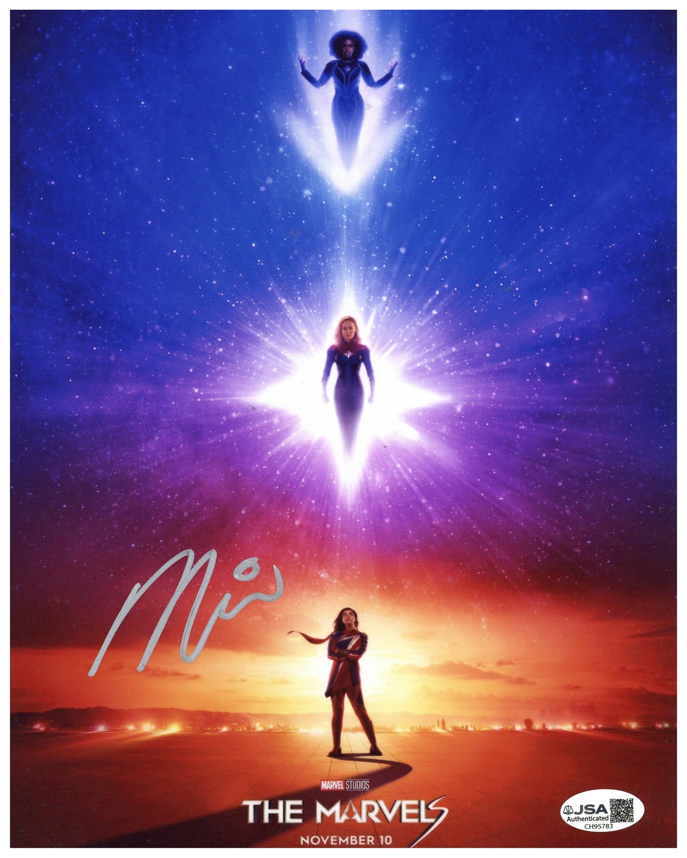 Nia DaCosta Signed 8x10 Photo The Marvels Autographed JSA COA 3