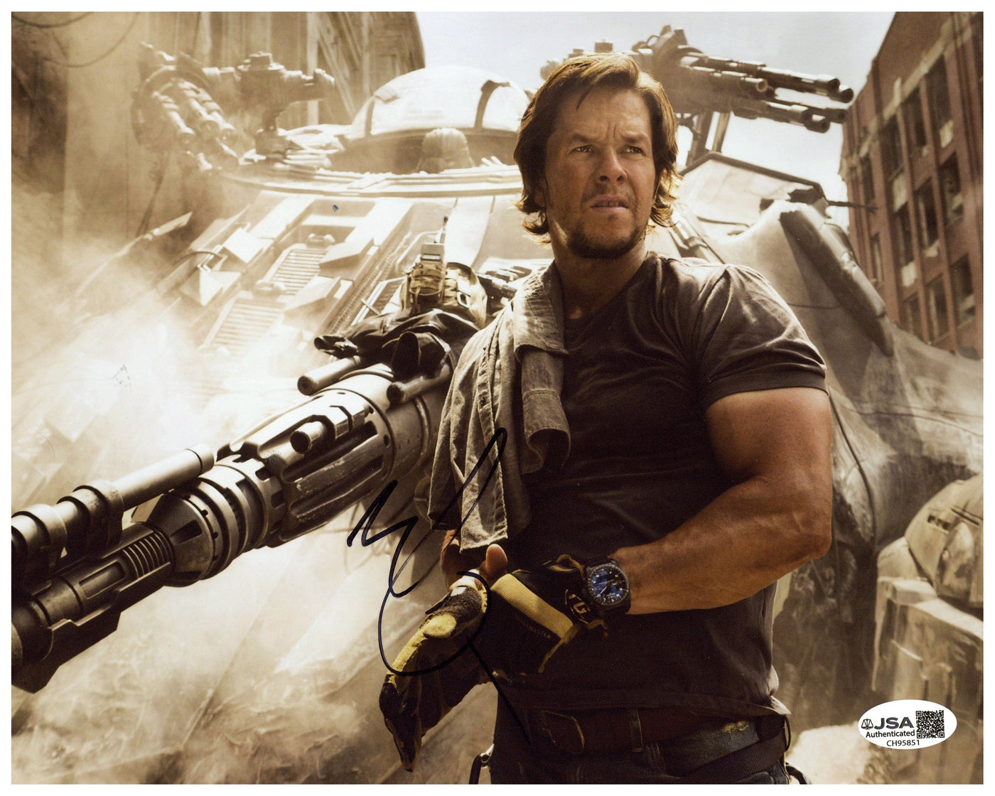 Mark Wahlberg Signed 8x10 Photo Transformers: The Last Knight Autographed JSA COA