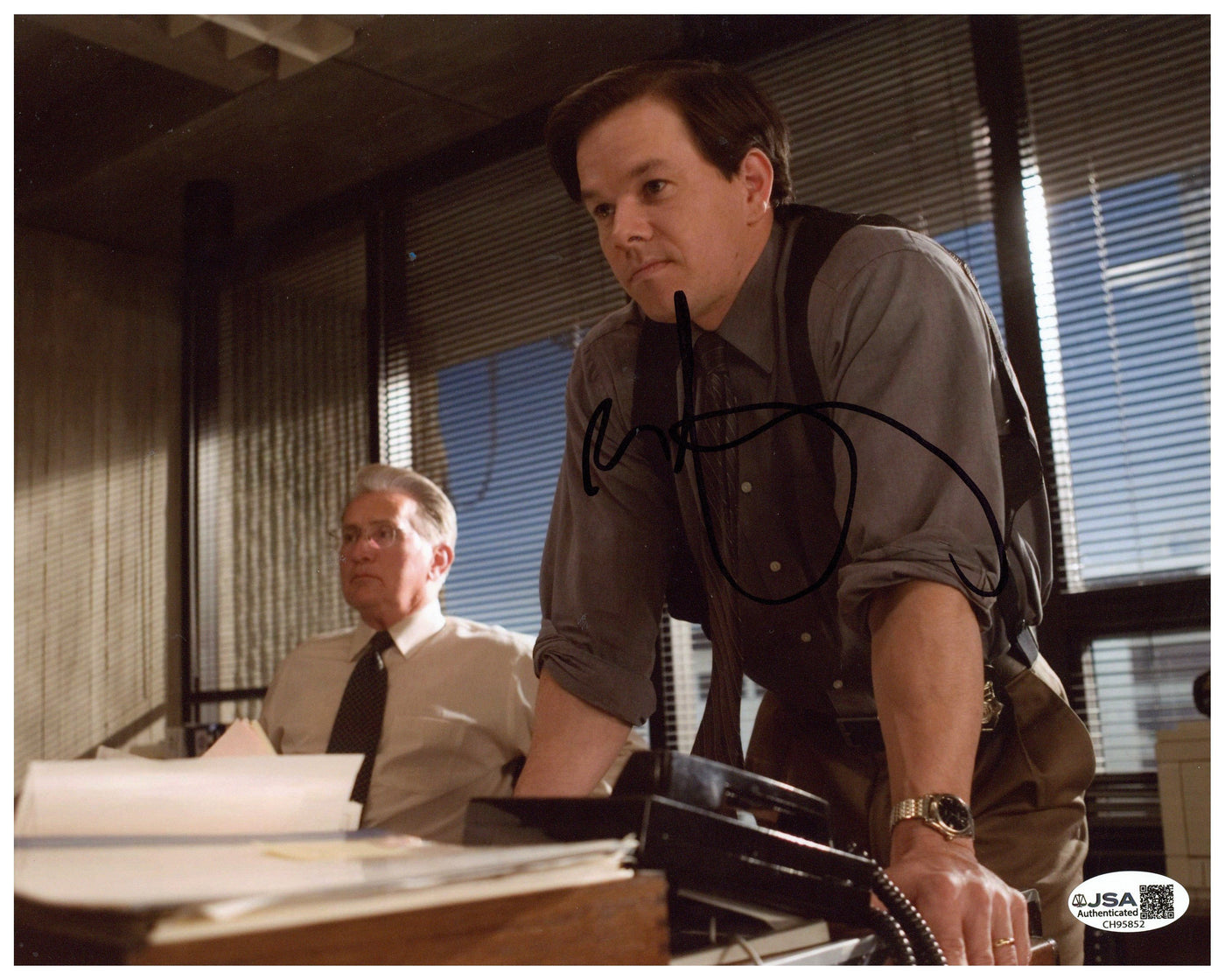 Mark Wahlberg Signed 8x10 Photo The Departed Autographed JSA COA