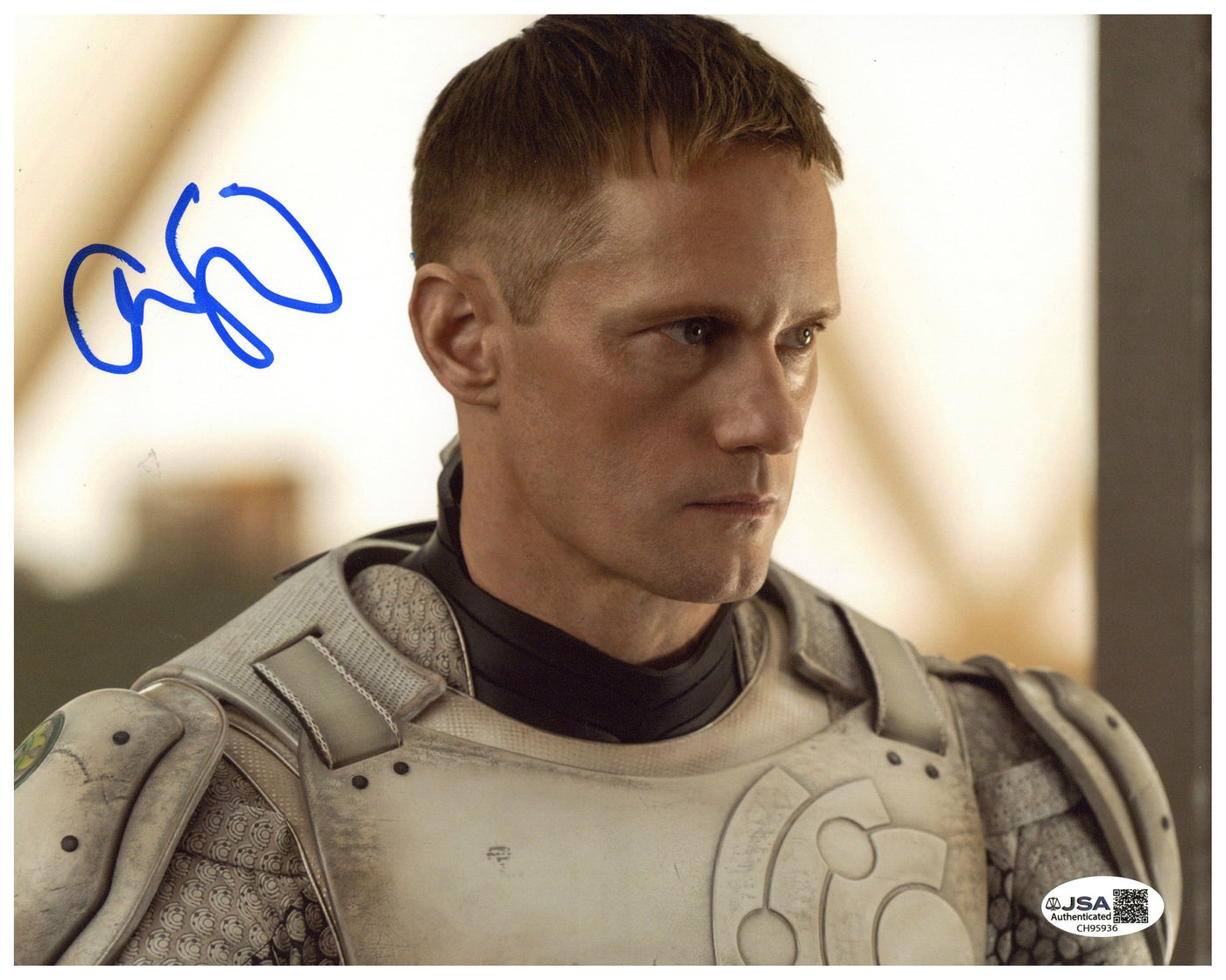Alexander Skarsgård Signed 8x10 Photo Murderbot Autographed JSA COA