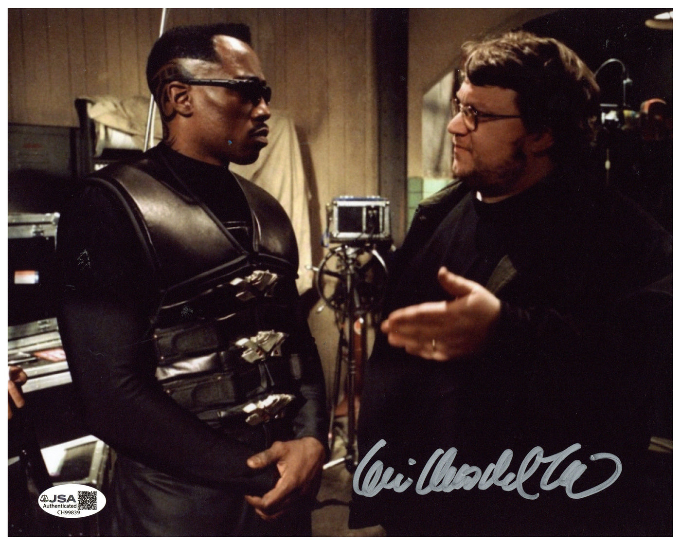 Guillermo del Toro Signed 8x10 Photo Director Blade II Autographed JSA COA