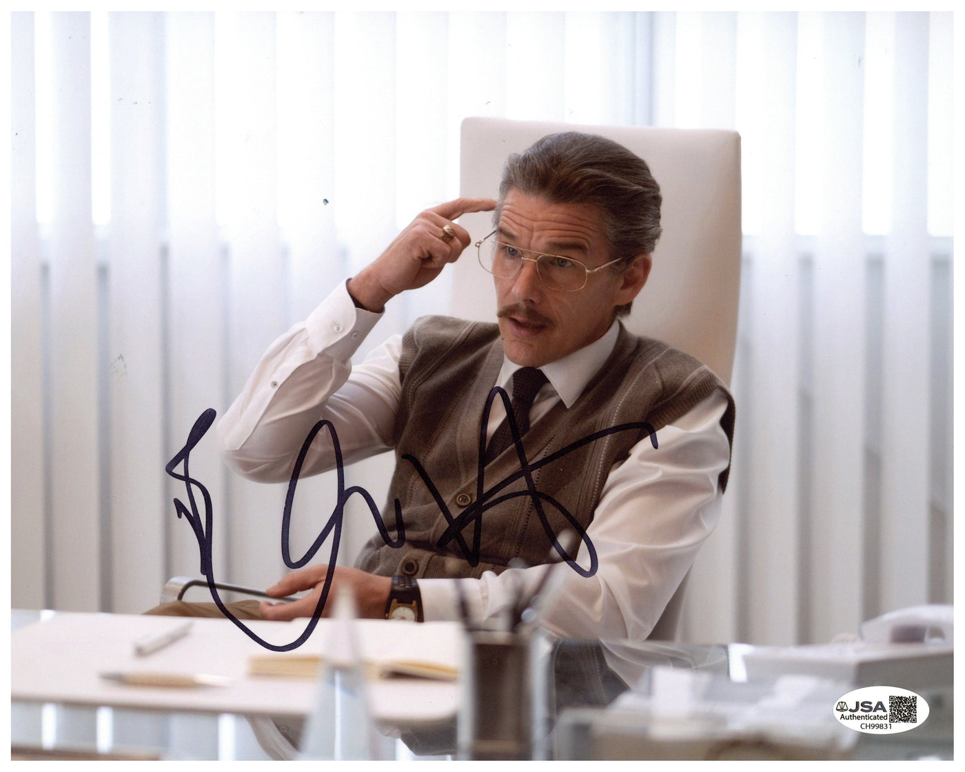 Ethan Hawke Signed 8x10 Photo Moon Knight Autographed JSA COA