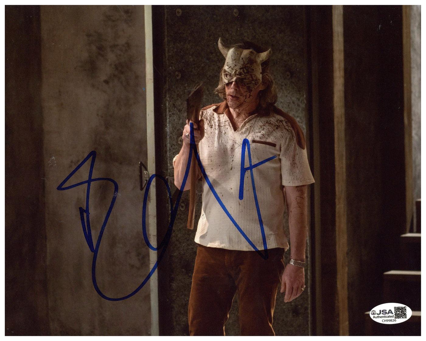 Ethan Hawke Signed 8x10 Photo The Black Phone Autographed JSA COA 4