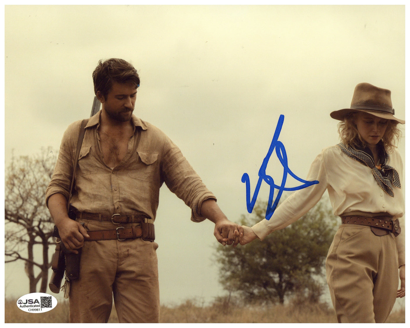 Brandon Sklenar Signed 8X10 Photo 1923 Spencer Autographed JSA COA 3