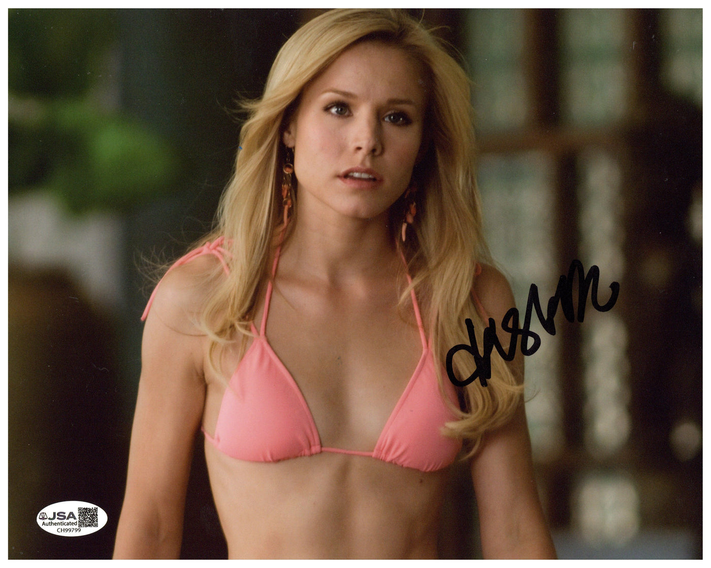 Kristen Bell Signed 8x10 Photo Forgetting Sarah Marshall Autographed JSA COA