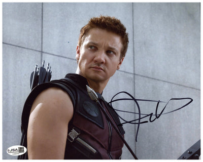 Jeremy Renner Signed 8x10 Photo Marvel Hawkeye Autographed JSA COA 3