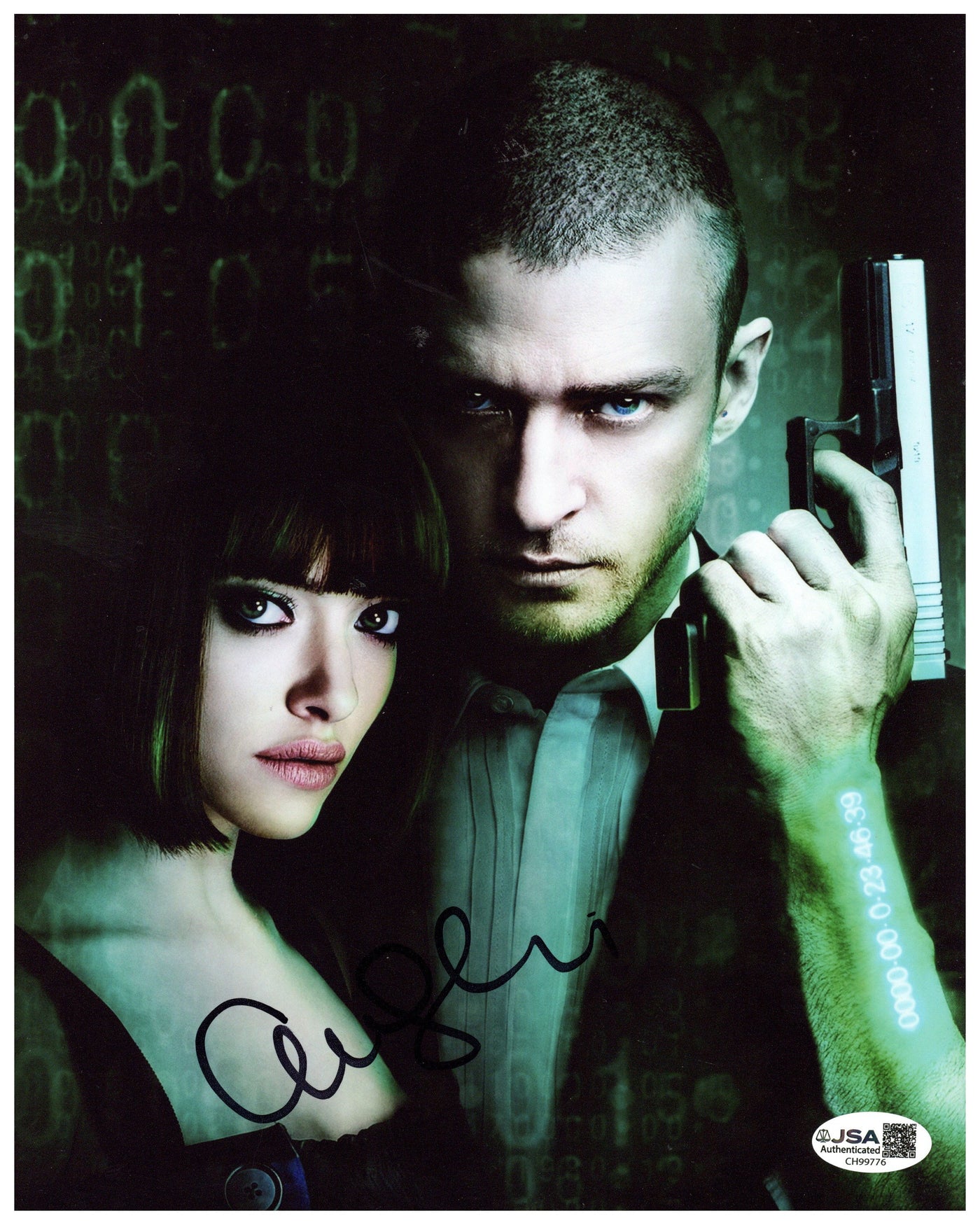 Amanda Seyfried Signed 8x10 Photo In Time Autographed JSA COA