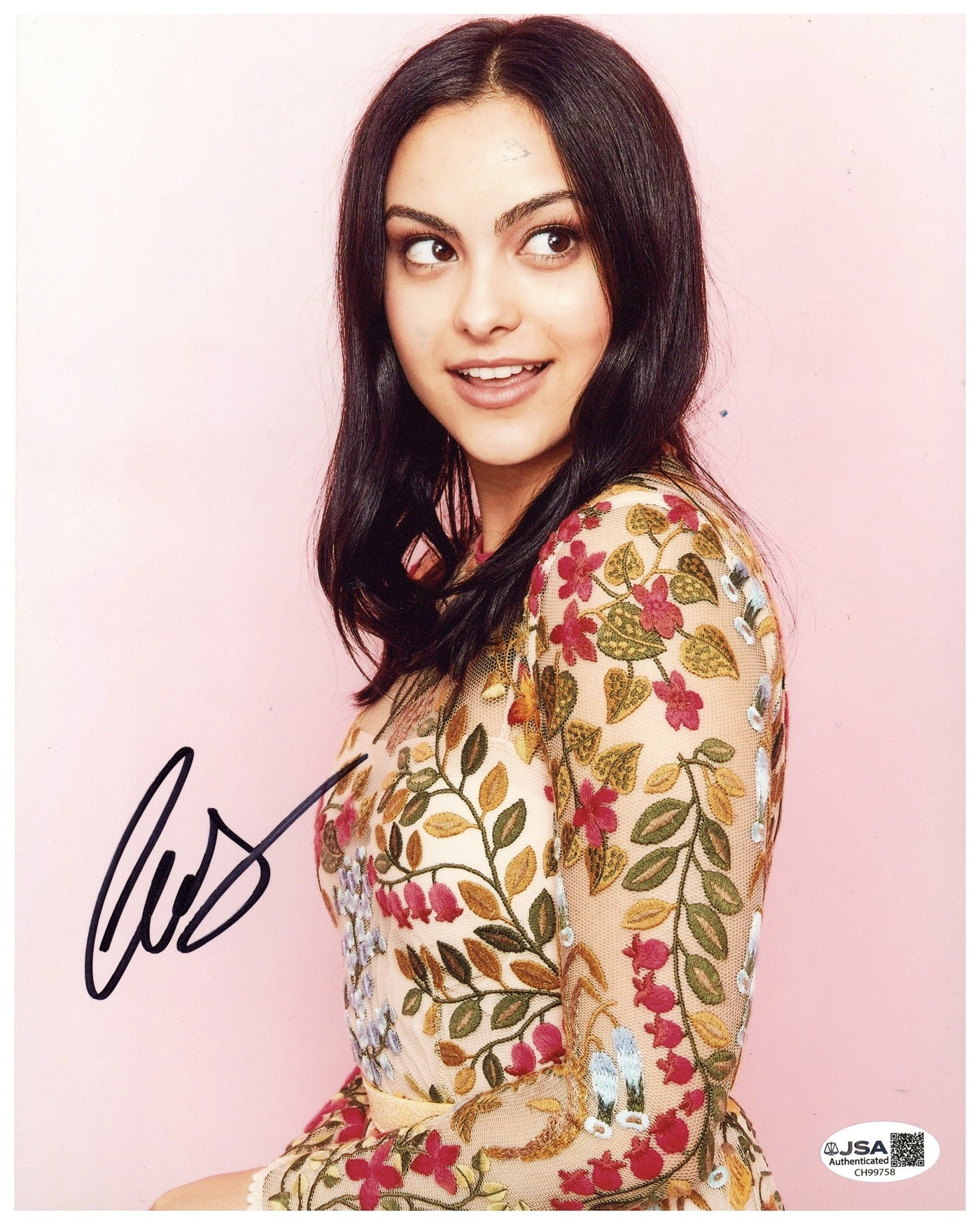 Camila Mendes Signed 8x10 Photo Riverdale Autographed JSA COA 3