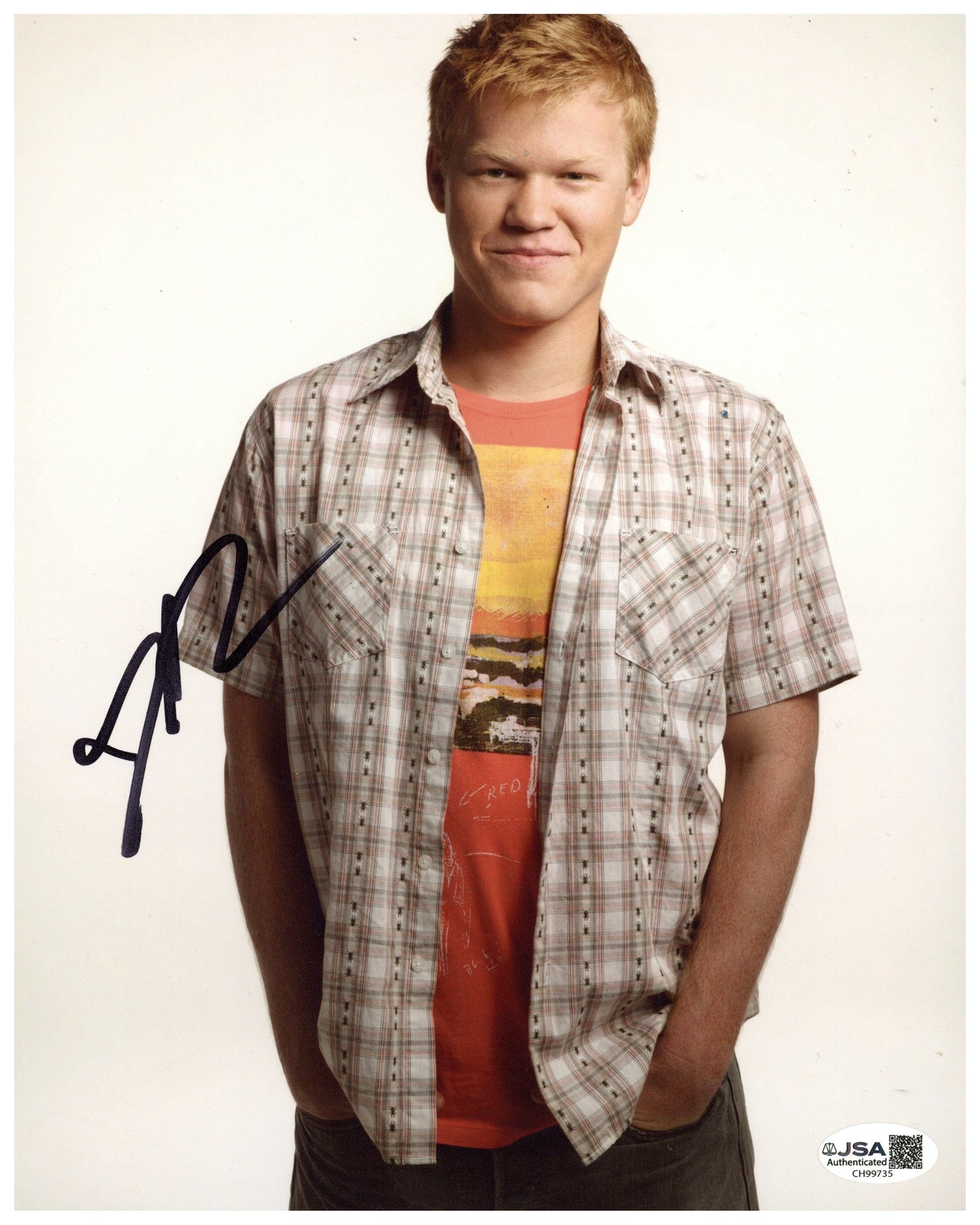 Jesse Plemons Signed 8x10 Photo Breaking Bad Autographed JSA COA