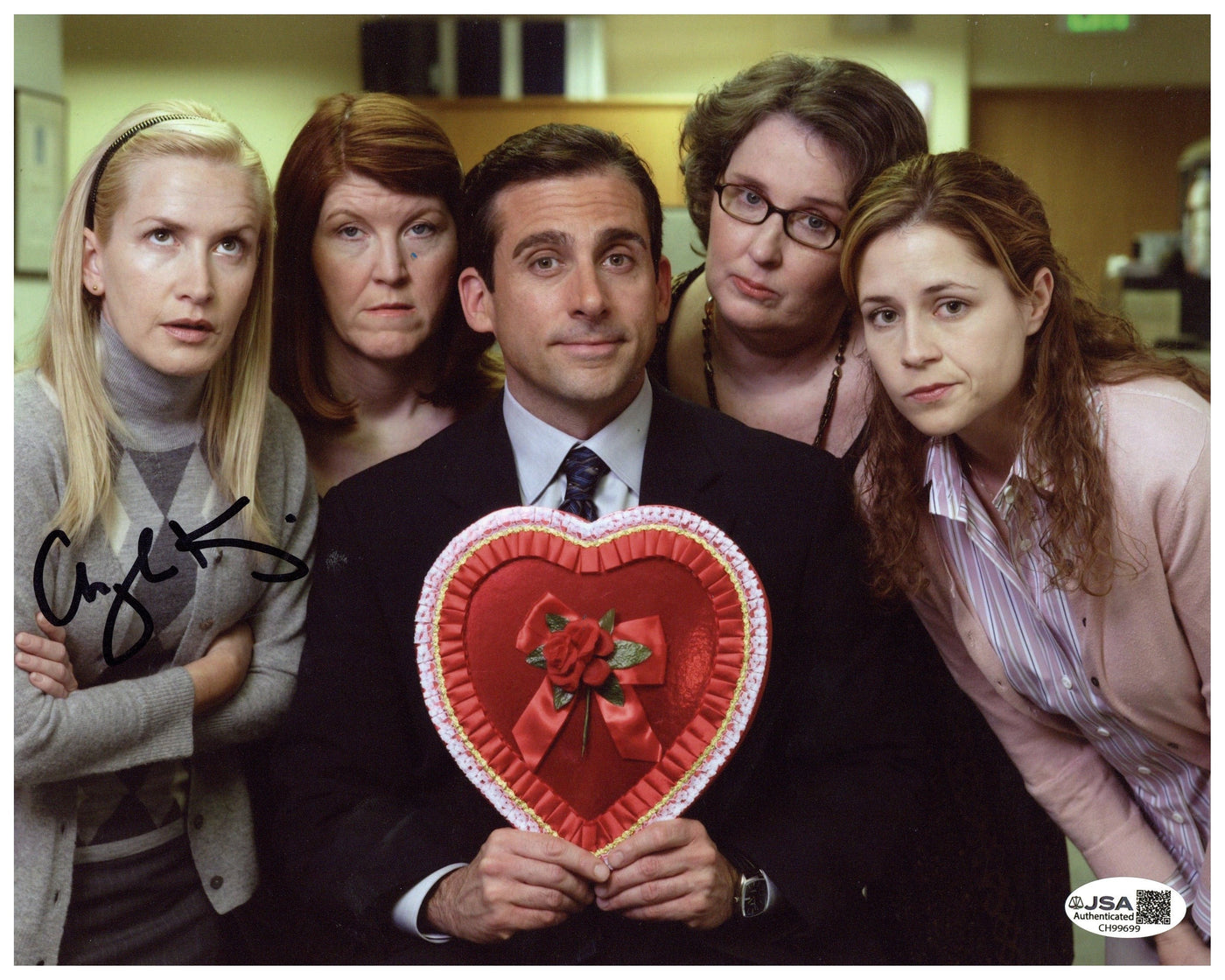 Angela Martin Signed 8x10 Photo The Office Autographed JSA COA 2
