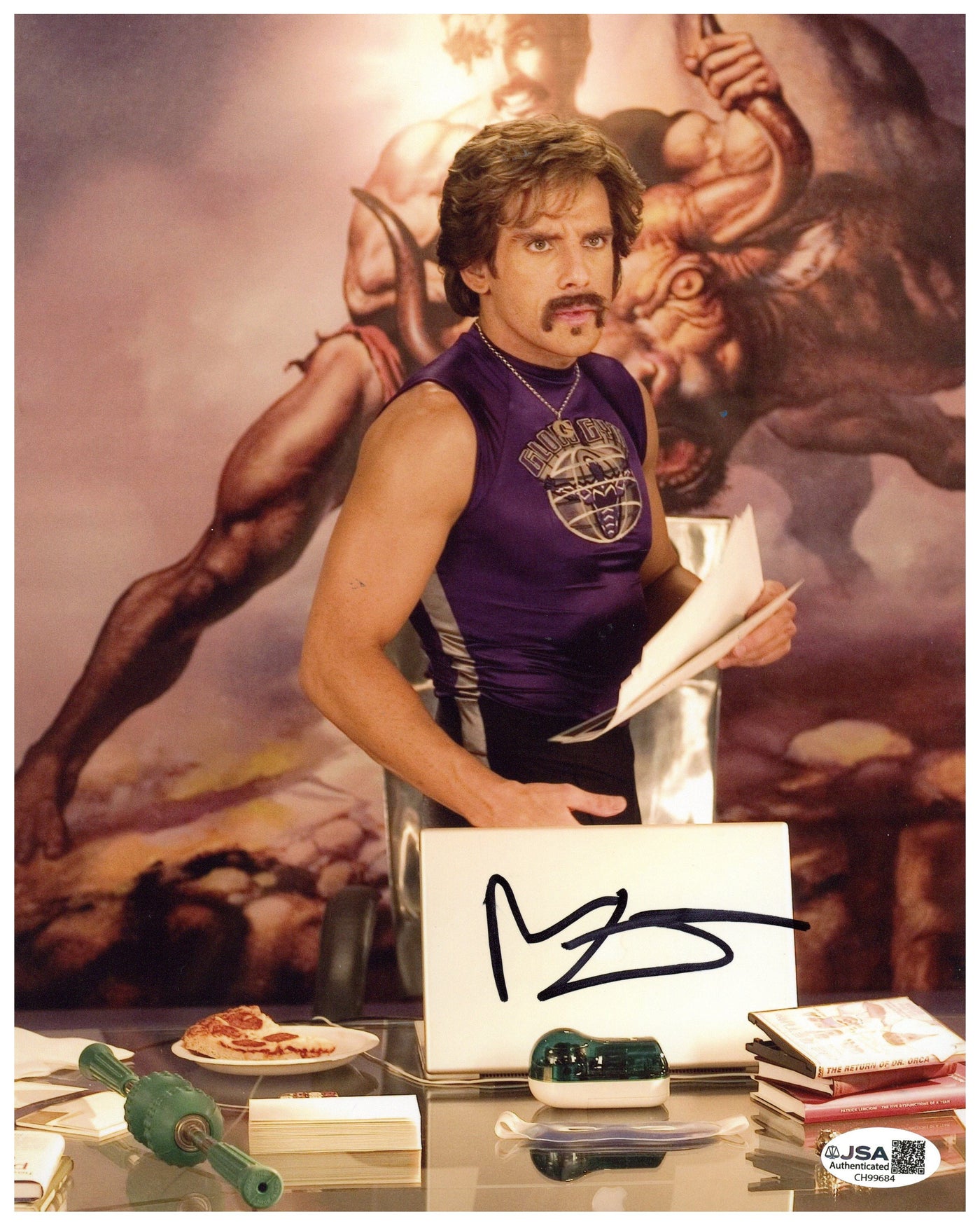 Ben Stiller 8x10 Photo Dodgeball A True Underdog Story Autographed JSA COA