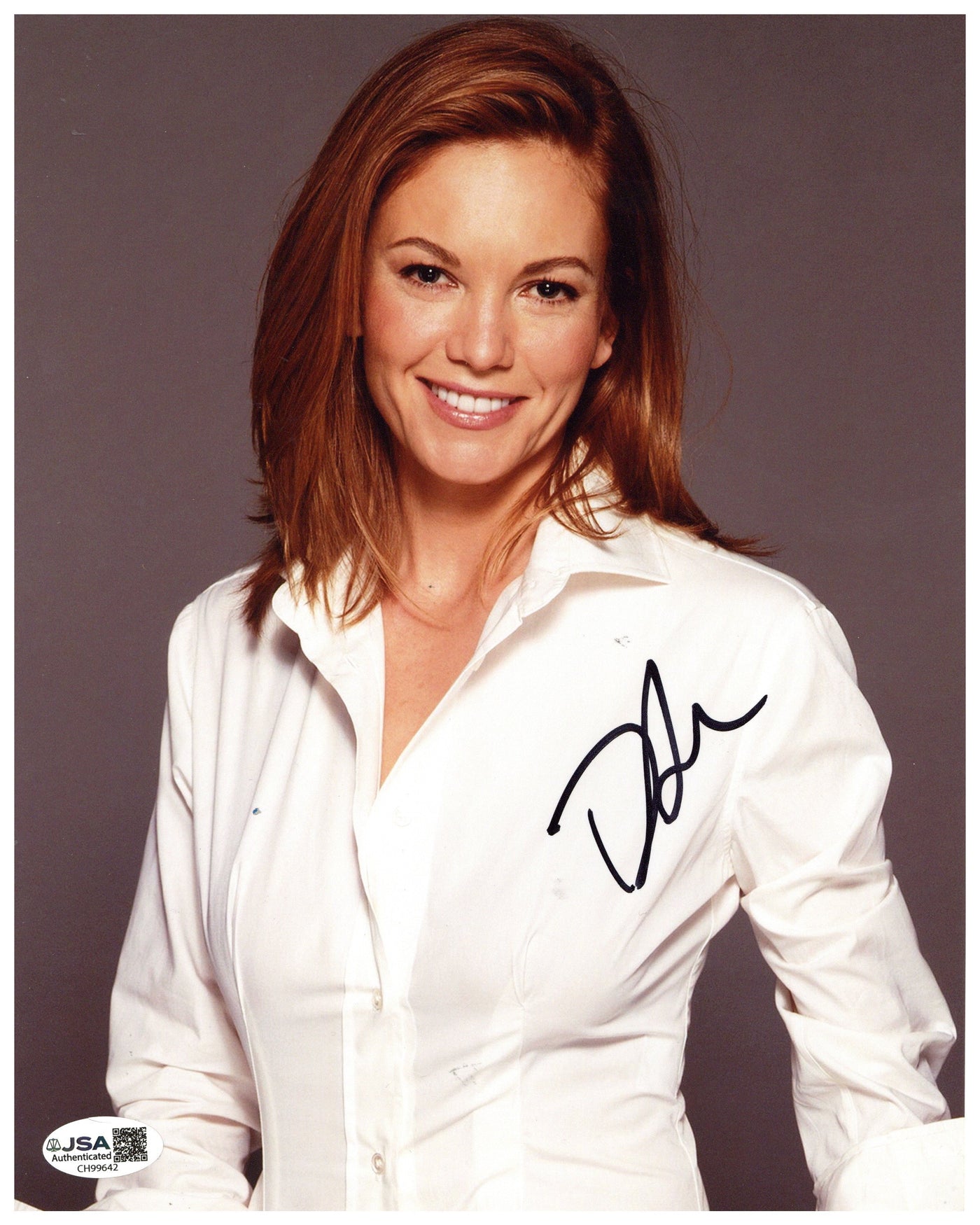 Diane Lane Signed 8x10 Photo Man of Steel The Outsiders Actress JSA COA 2