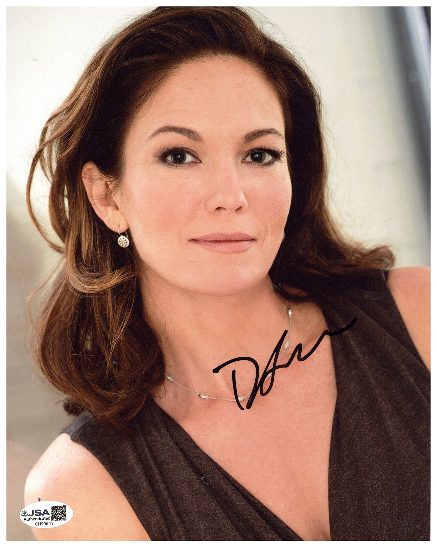 Diane Lane Signed 8x10 Photo Man of Steel The Outsiders Actress JSA COA