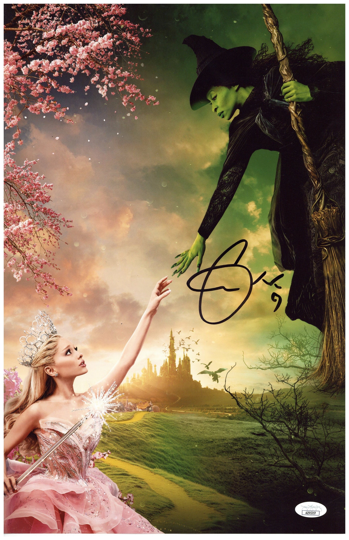 Cynthia Erivo Signed 11x17 Photo Wicked Wicked Witch Autographed JSA COA