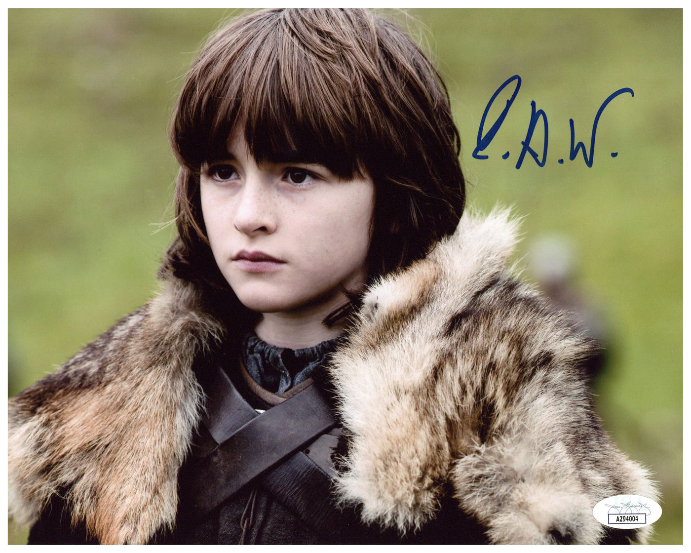 Isaac Hempstead Wright Signed 8x10 Photo Game of Thrones Bran Stark Auto JSA #2