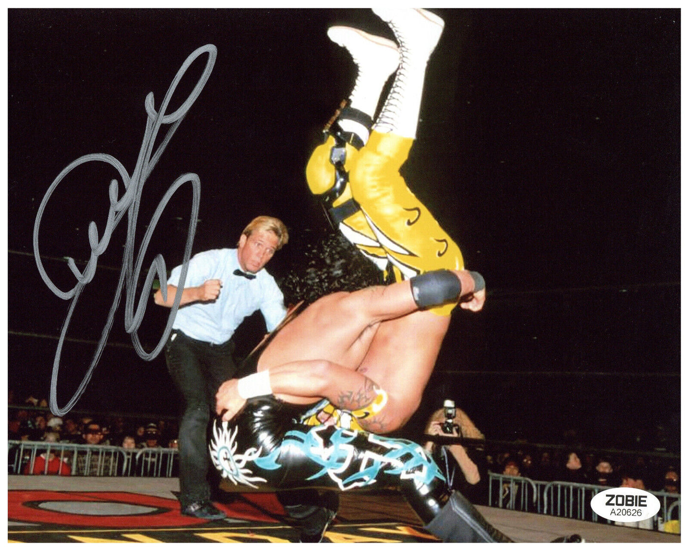 Juventud Guerrera Autograph 8x10 WCW Nitro Photo Signed COA