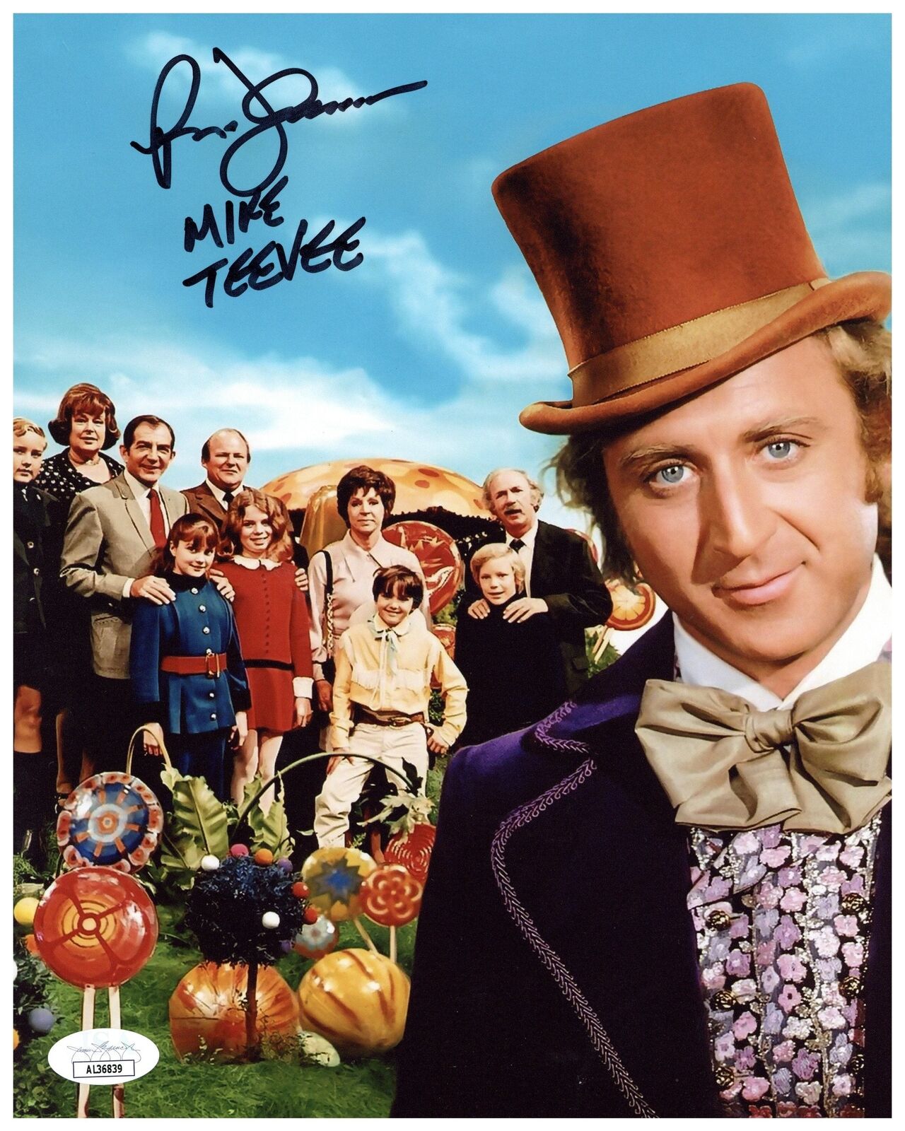 PARIS THEMMEN Signed 8x10 Photo Willy Wonka Autographed JSA COA #2