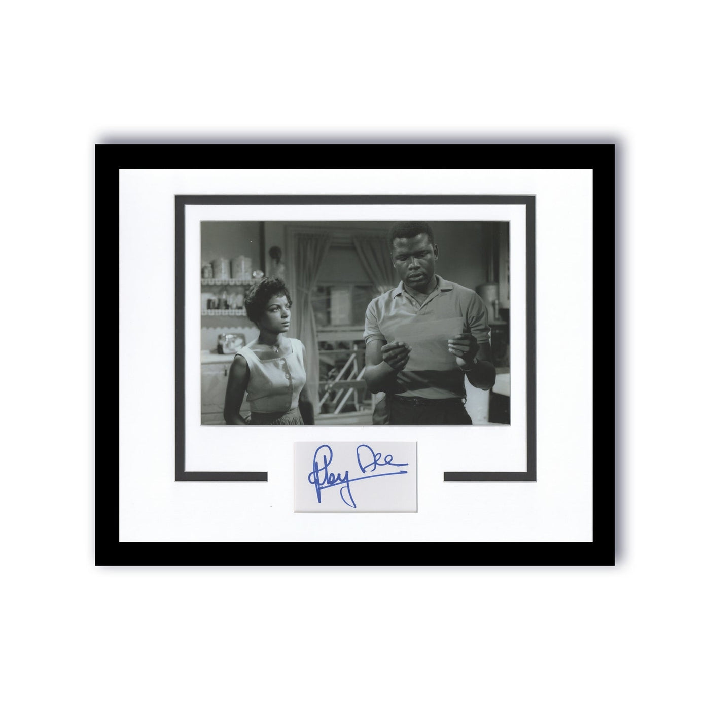 A Raisin In The Sun Ruby Dee Autographed Signed 11x14 Framed Poster Photo ACOA