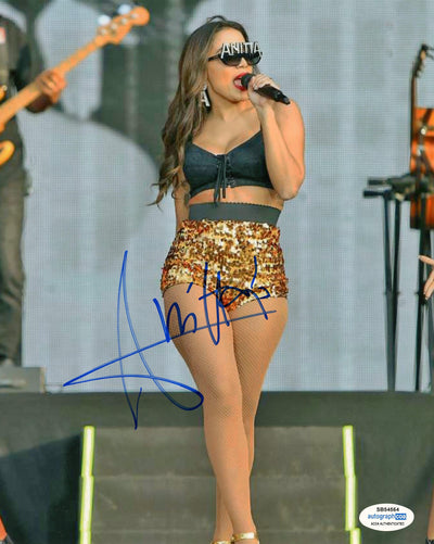 ANITTA SIGNED 8X10 PHOTO GIRL FROM RIO AUTOGRAPHED ACOA 10