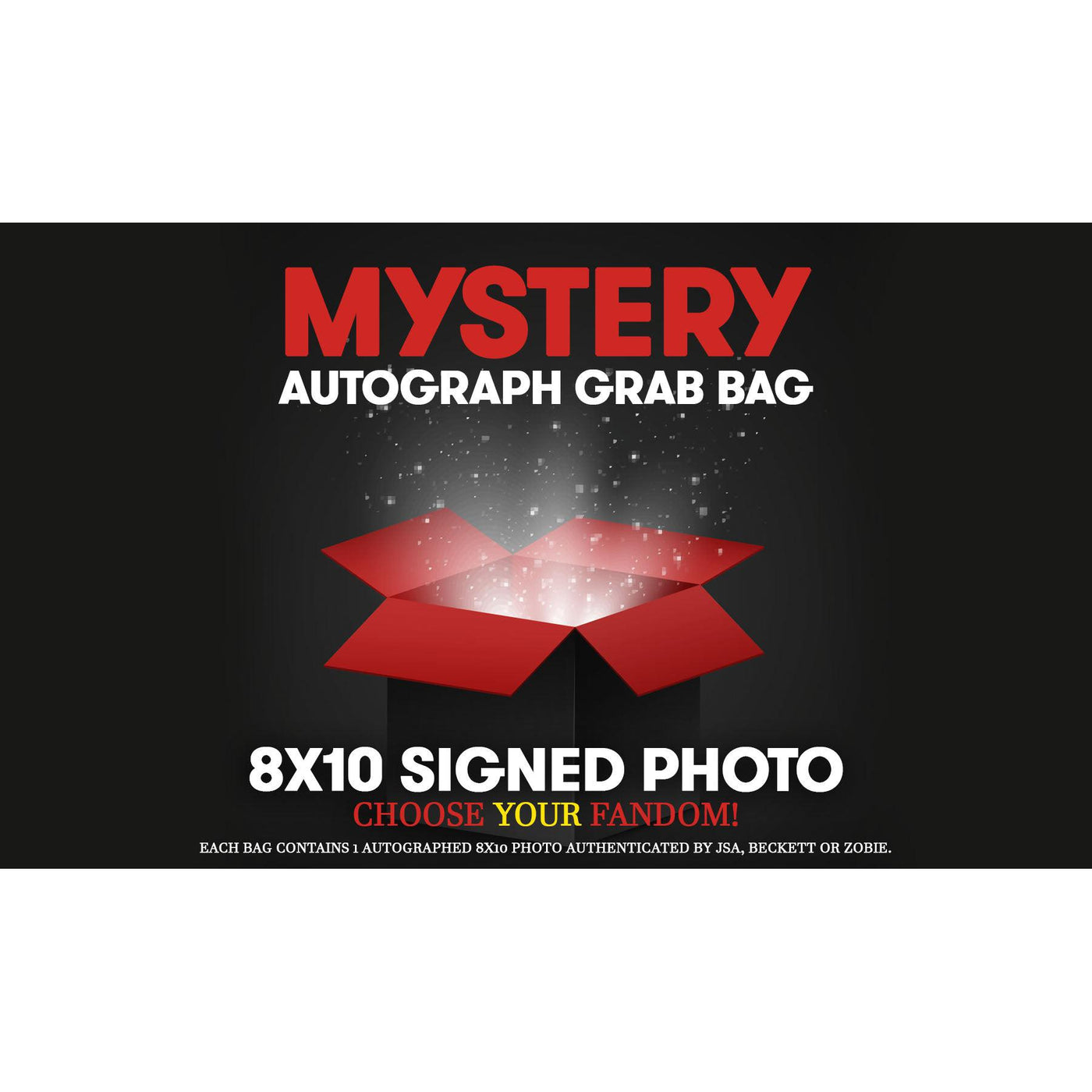 Add a Mystery 8x10 Autographed Photo Grab Bag