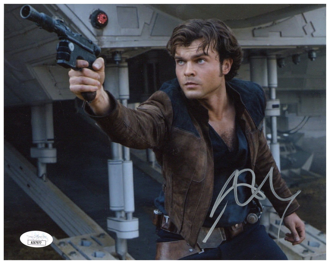 Alden Ehrenreich Signed 8x10 Photo Han Solo Star Wars Autographed JSA COA