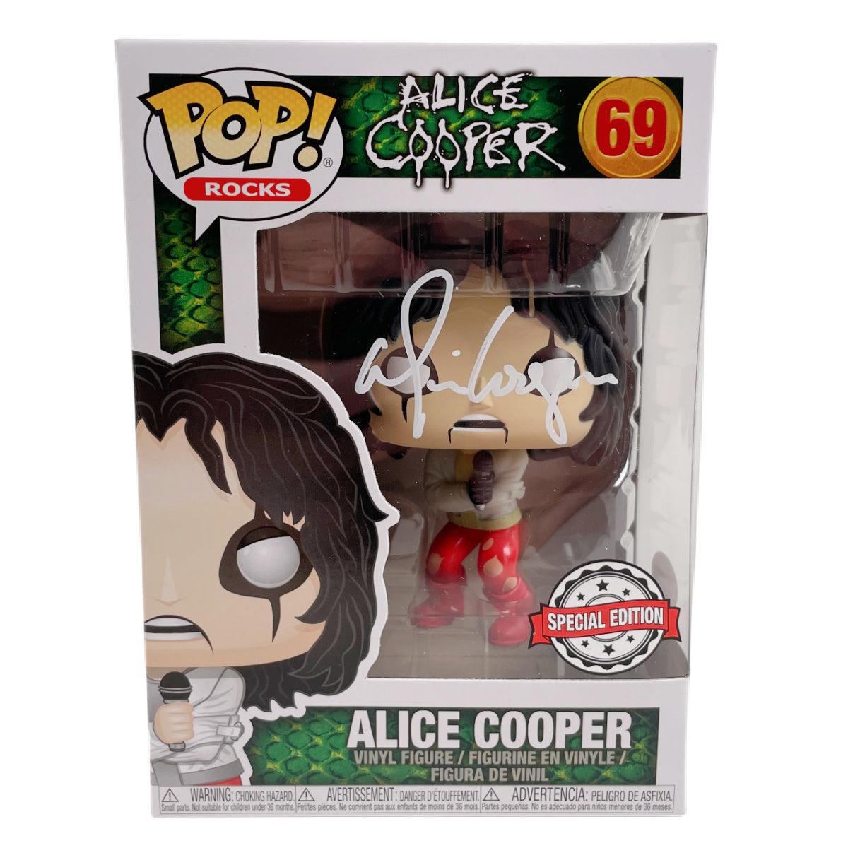 Alice Cooper Signed Funko POP #69 Autographed JSA COA 2