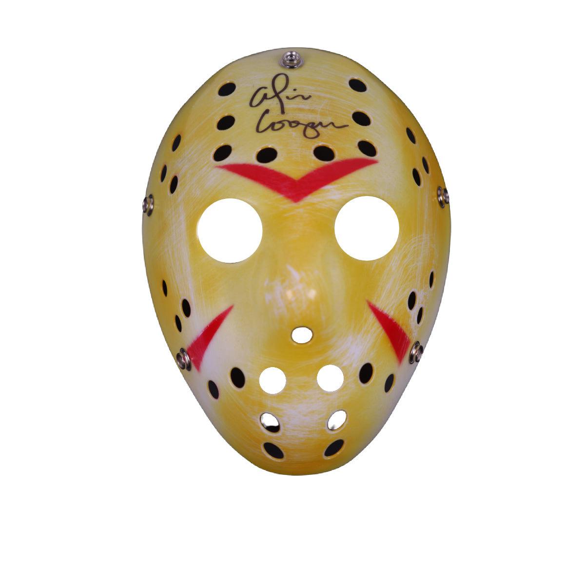 Alice Cooper Signed Jason Friday the 13th Mask Autographed JSA COA