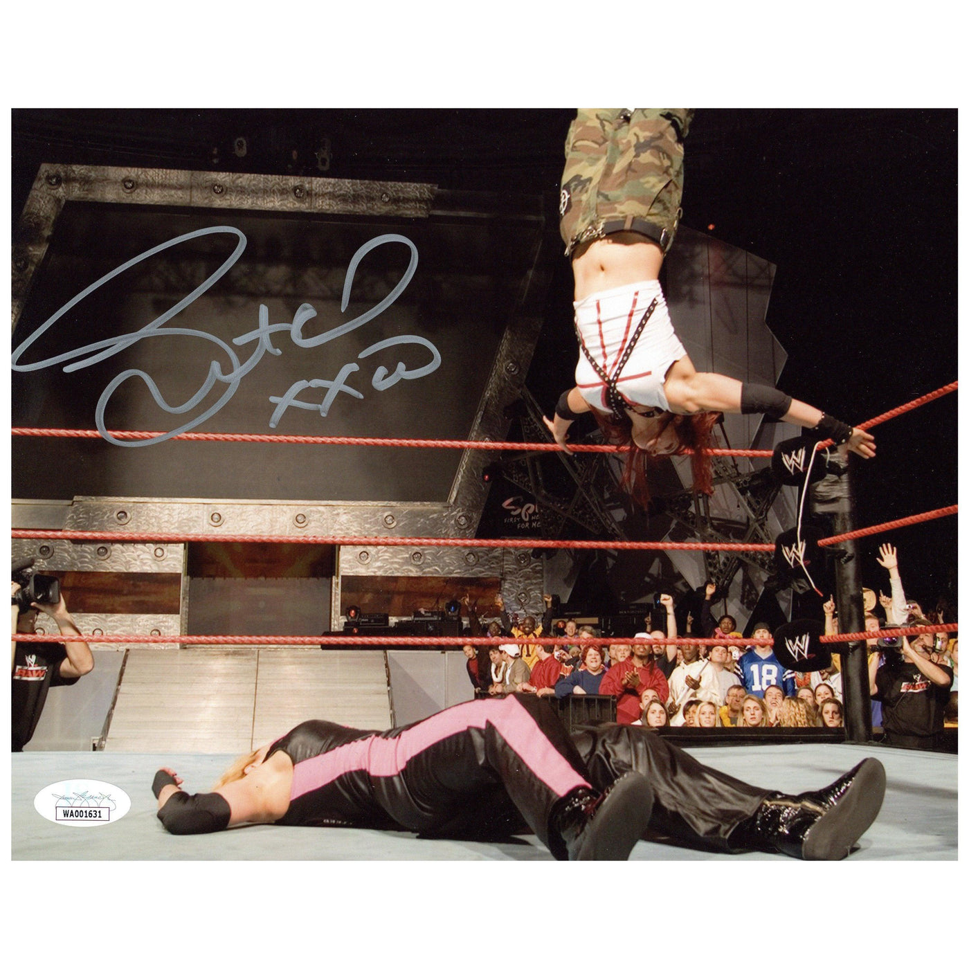 Amy Dumas Signed 8x10 Photo WWE WWF Lita Autographed JSA COA 2