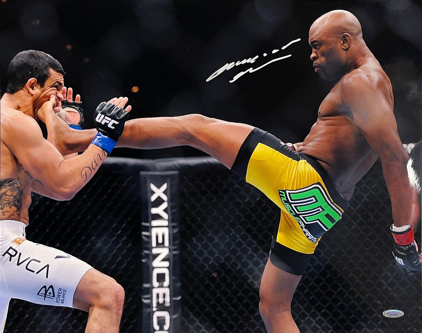 Anderson Silva Signed 16x20 Photo UFC Middleweight Champion Tristar COA