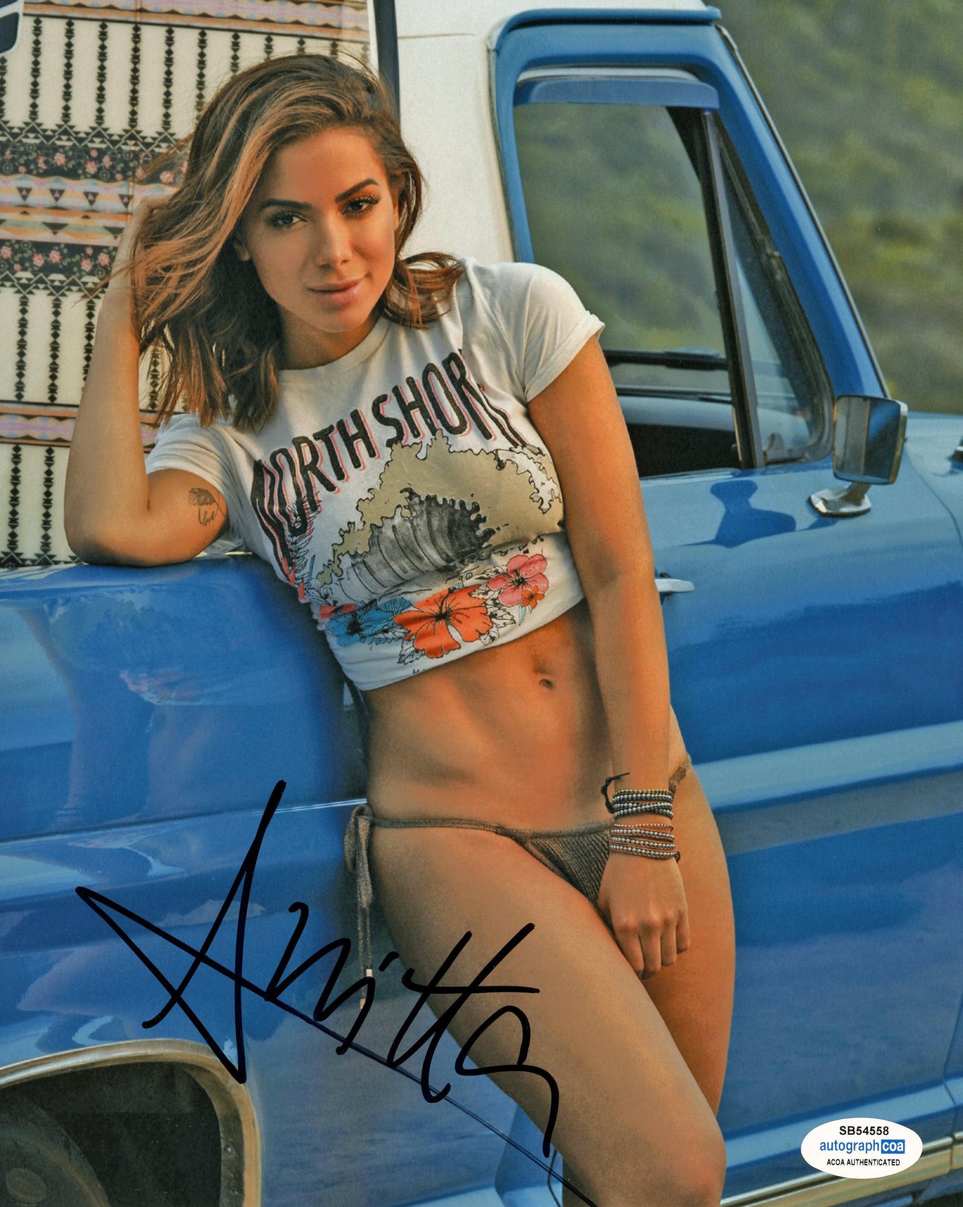 Anitta Signed 8x10 Photo Girl From Rio Autographed ACOA 7