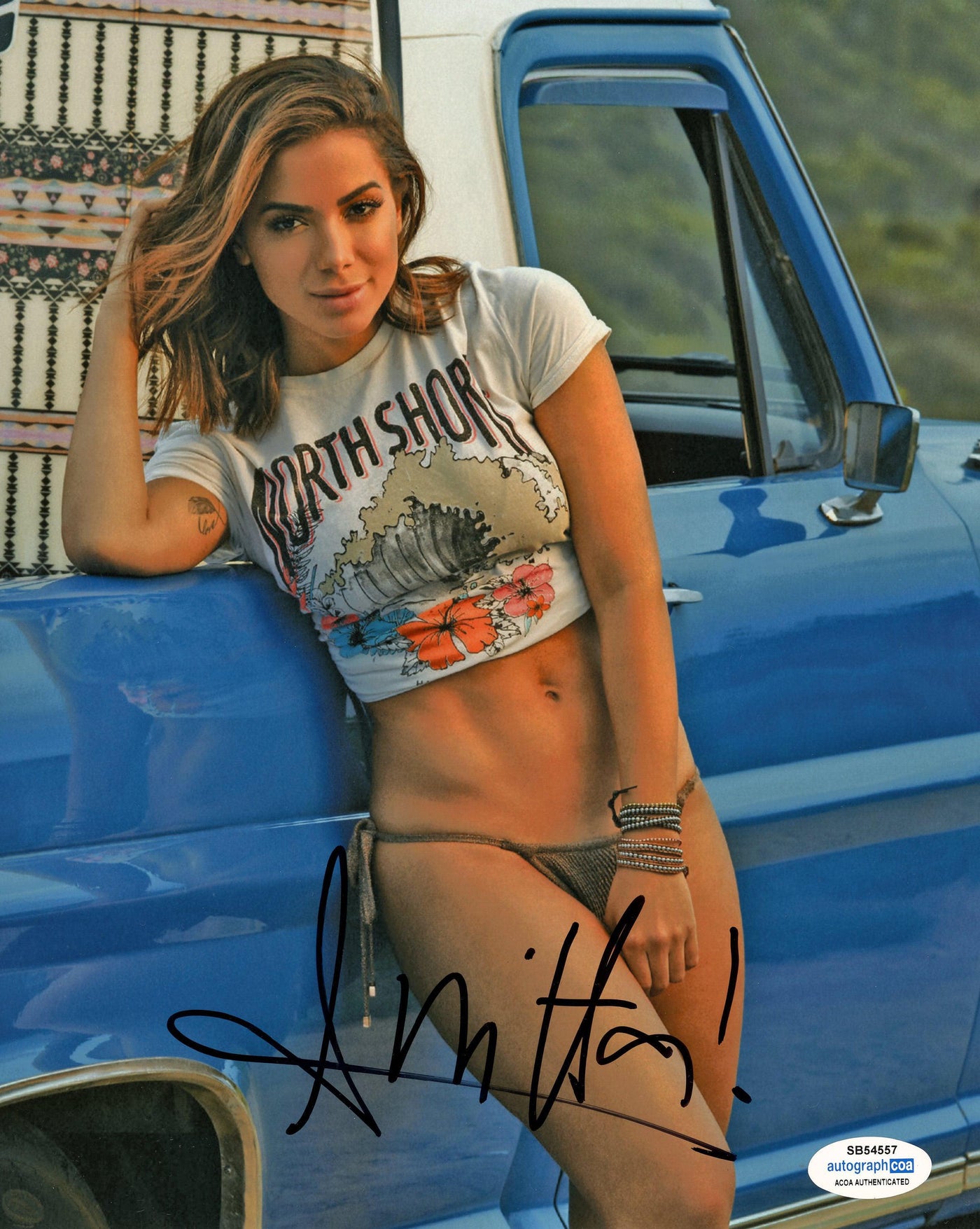 Anitta Signed 8x10 Photo Girl From Rio Autographed ACOA 7