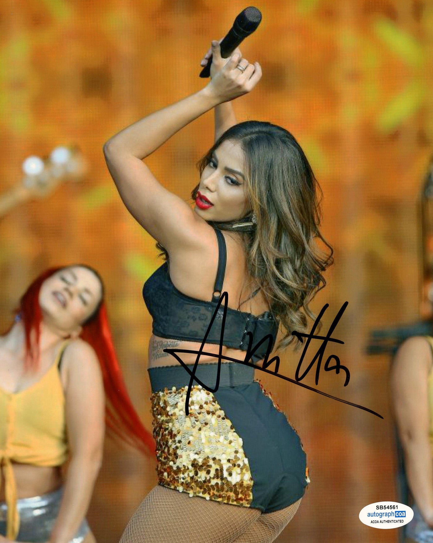 Anitta Signed 8x10 Photo Girl From Rio Autographed ACOA 9