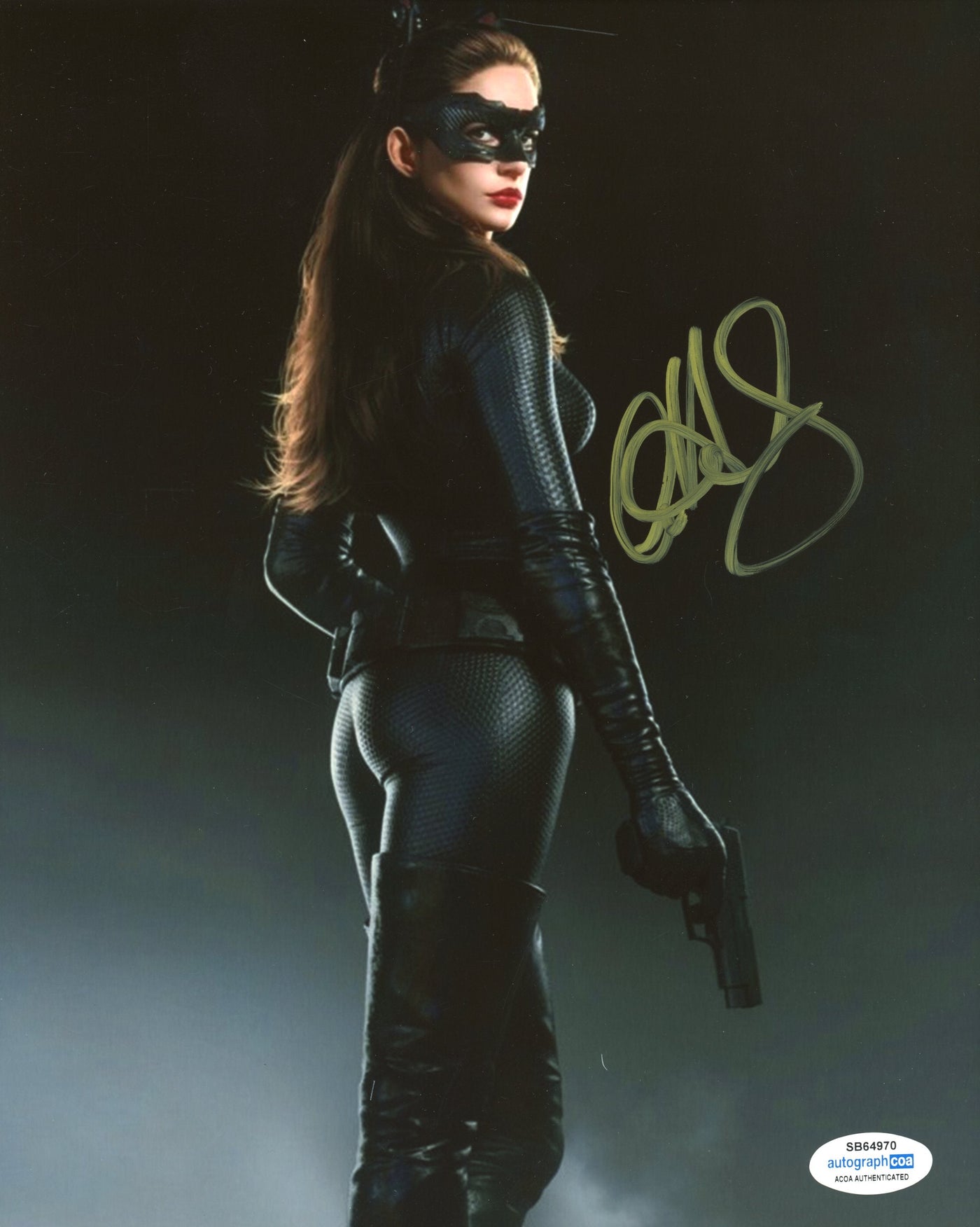 Anne Hathaway Signed 8x10 Photo The Dark Knight Rises Autographed ACOA #3