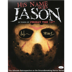 Image of Ari Lehman Autograph 11x14 Photo Friday the 13th Jason Voorhees Signed JSA COA Z6
