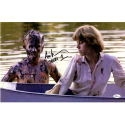Image of Ari Lehman Autograph 11x17 Photo Friday the 13th Signed Jason Voorhees JSA COA 10