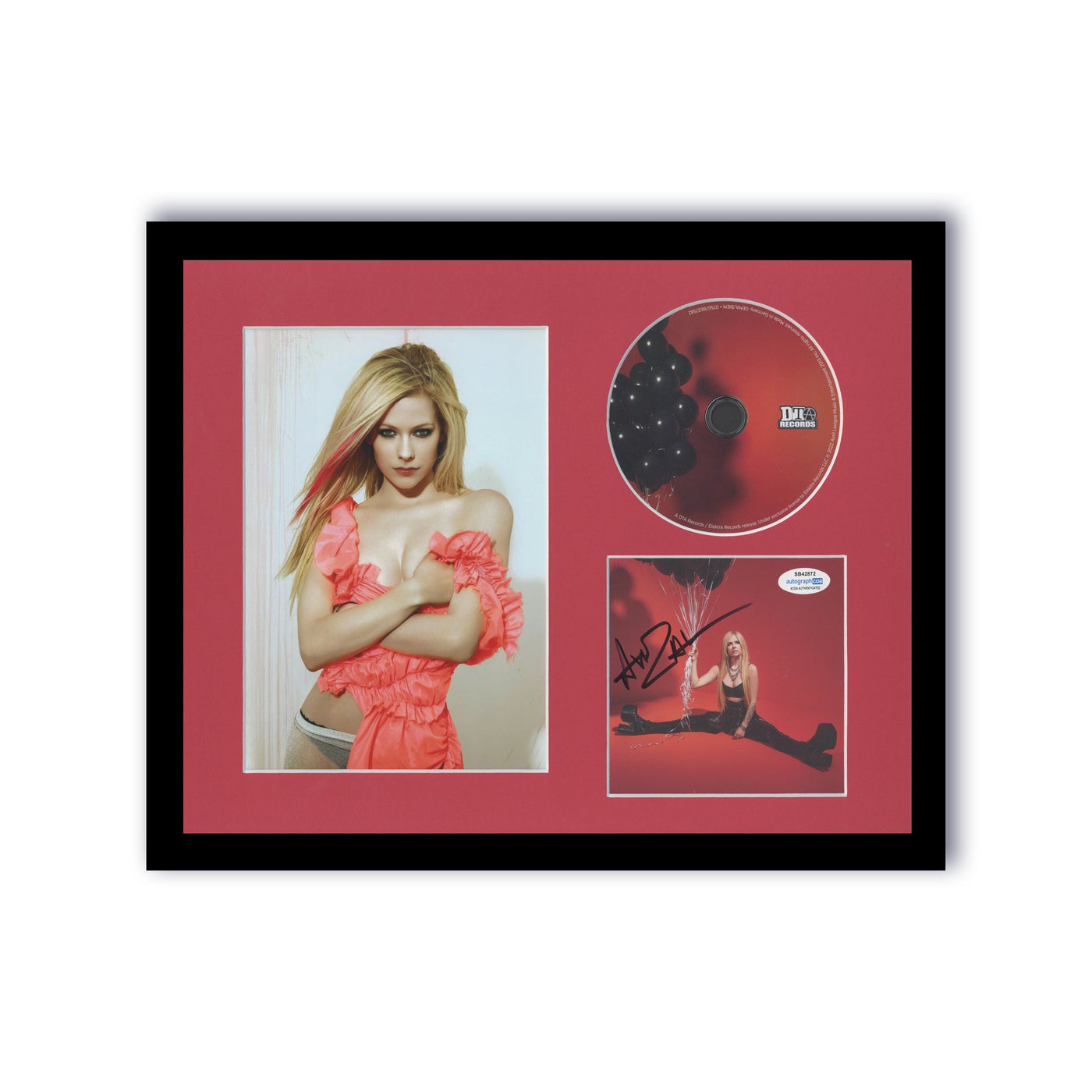 Avril Lavigne Autographed Signed 11x14 Framed CD Photo Love Sux ACOA
