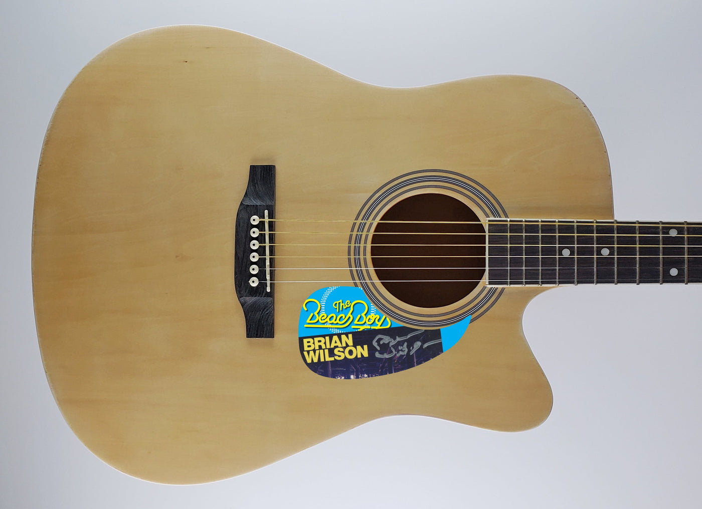 Beach Boys Brian Wilson Autographed Signed Acoustic Guitar ACOA