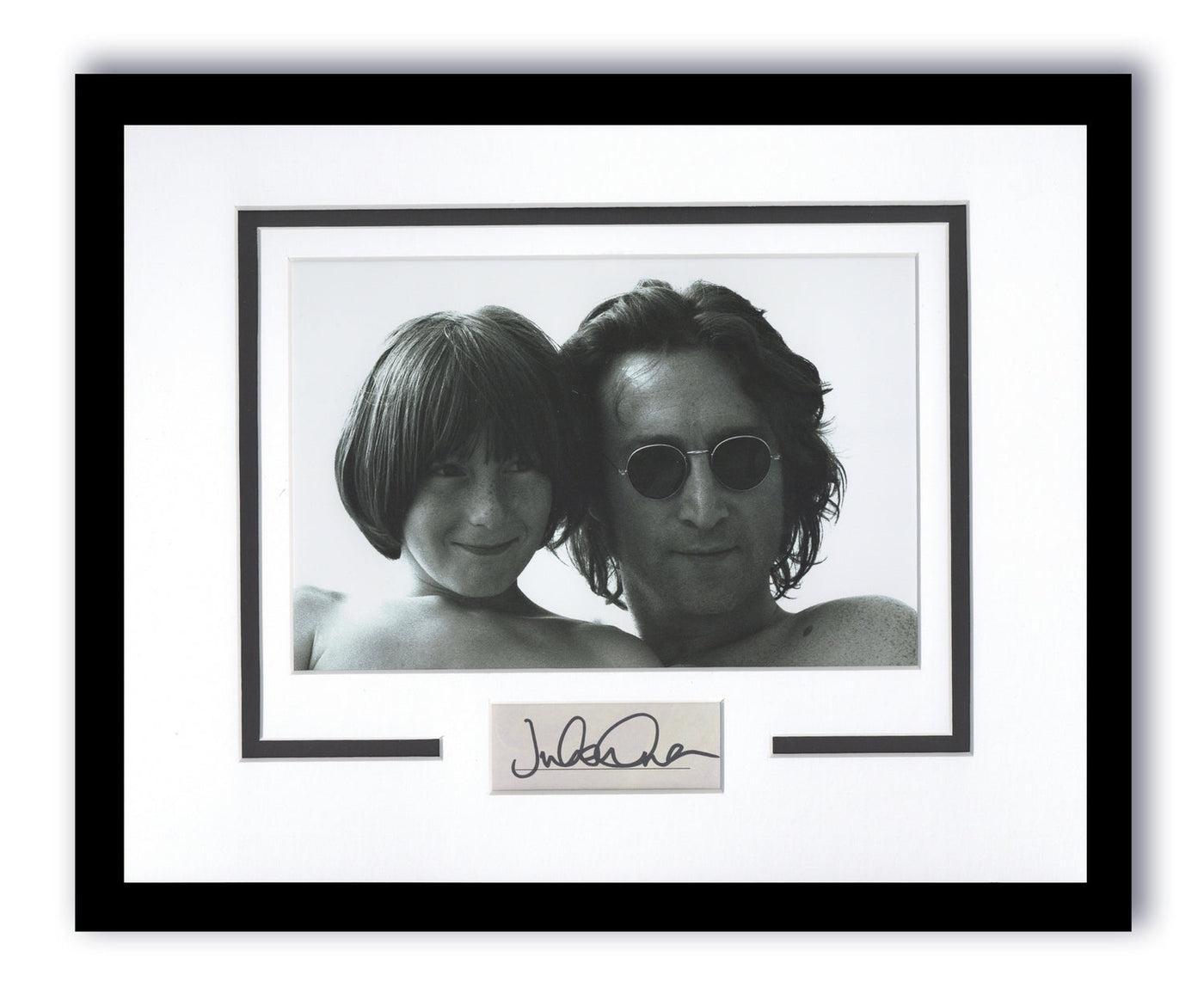 Beatles' John Lennon's Son Julian Lennon Signed 11x14 Framed Photo Certified ACOA