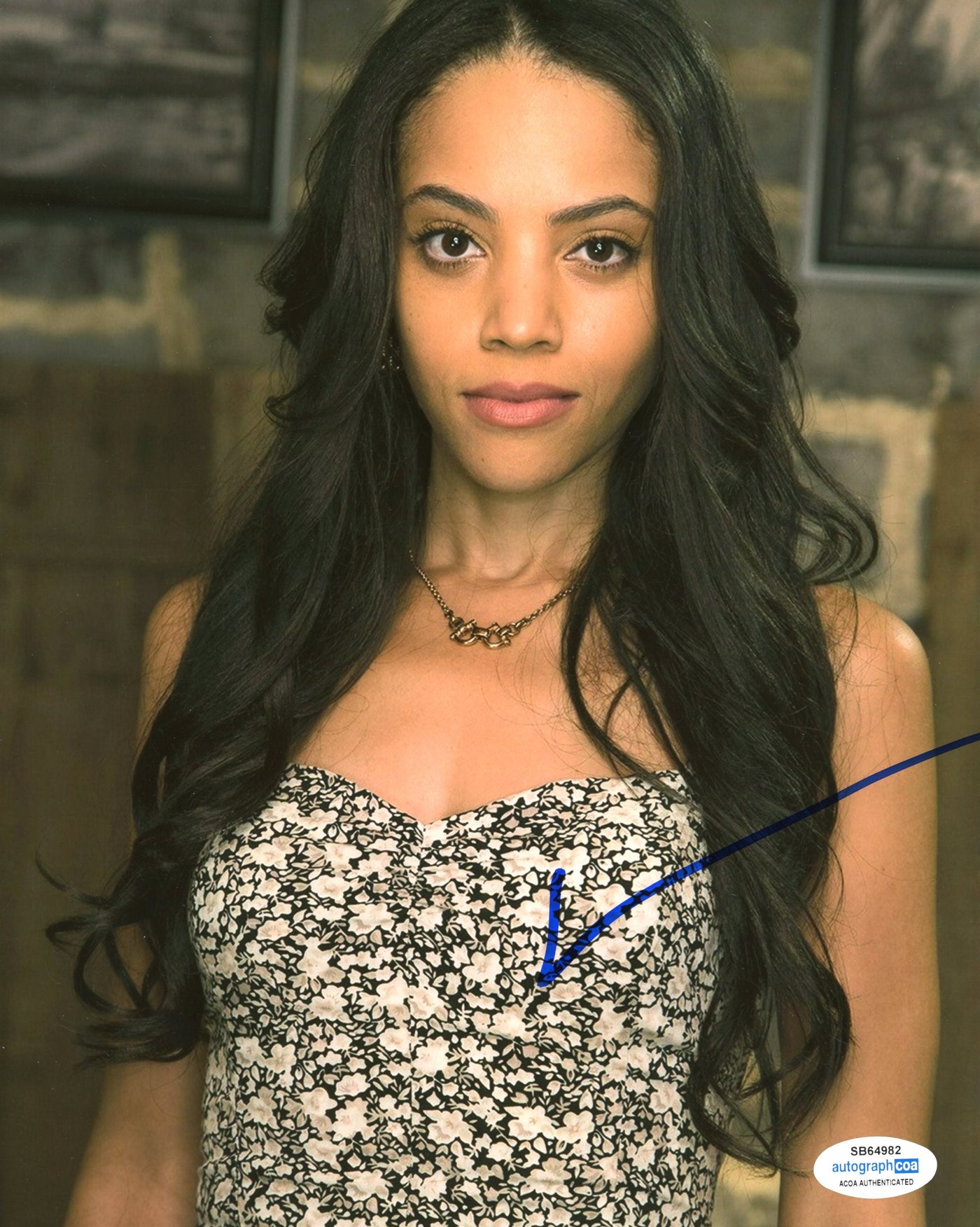 Bianca Lawson Signed 8x10 Photo The Vampire Diaries Autographed ACOA