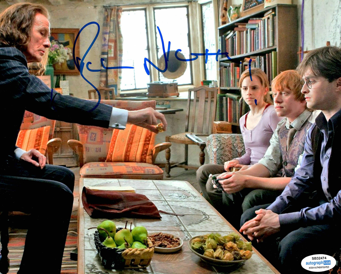 Bill Nighy Signed 8x10 Photo Harry Potter Autographed ACOA 3