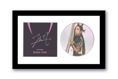Blackpink Jisoo Autographed Signed 7x12 Framed CD Born Pink Venom ACOA