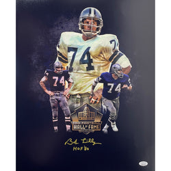 Image of Bob Lilly Autograph 16x20 Photo Dallas Cowboys HOF Signed JSA COA 3