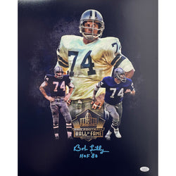Image of Bob Lilly Autograph 16x20 Photo Dallas Cowboys HOF Signed JSA COA 4