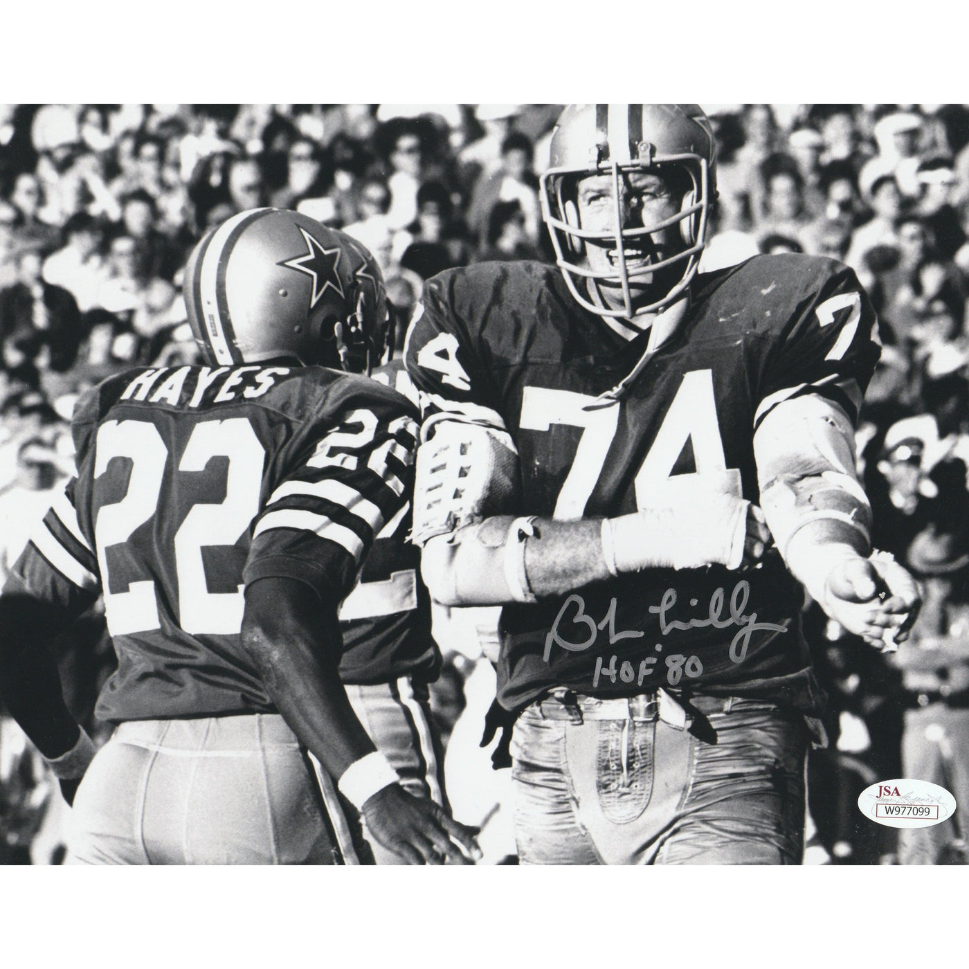 Signed Bob Lilly Picture - 8x10