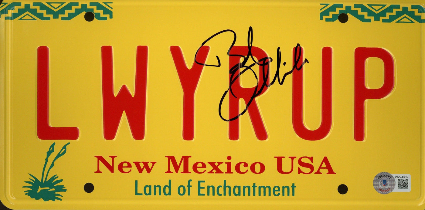 Bob Odenkirk Signed Better Call Saul License Plate Breaking Bad Autographed BAS COA